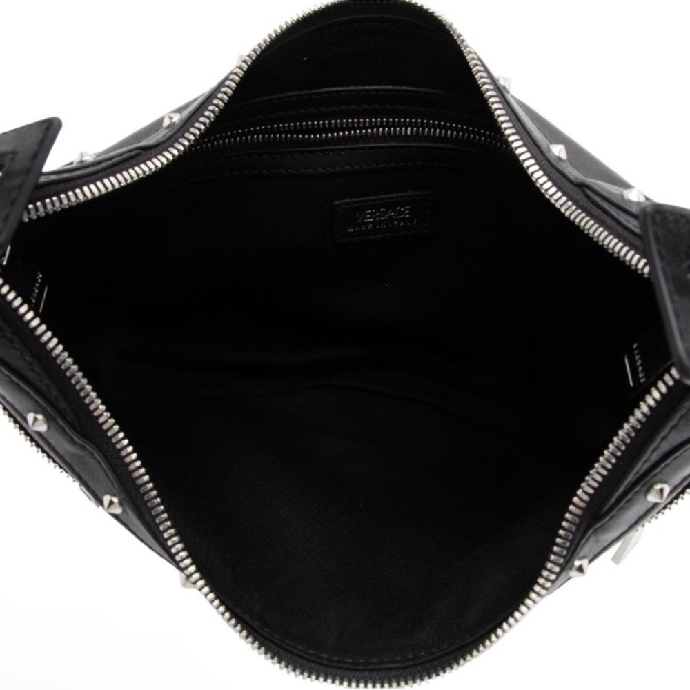 Pristine Versace Studded Small Hobo Bag - Picture 3 of 5